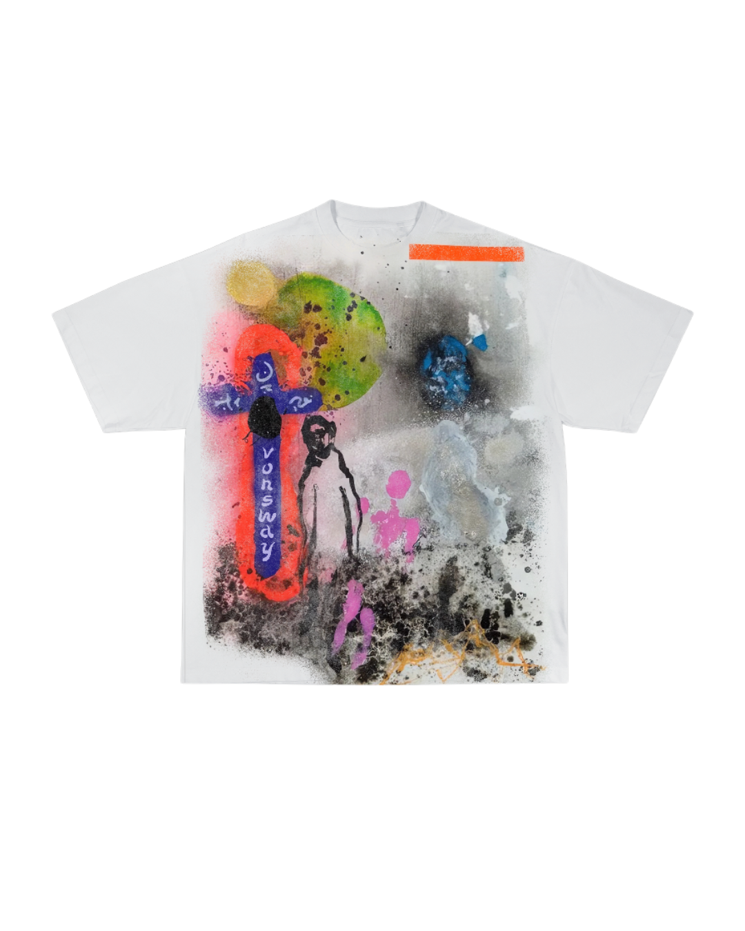 WHITE CROSS SHIRT