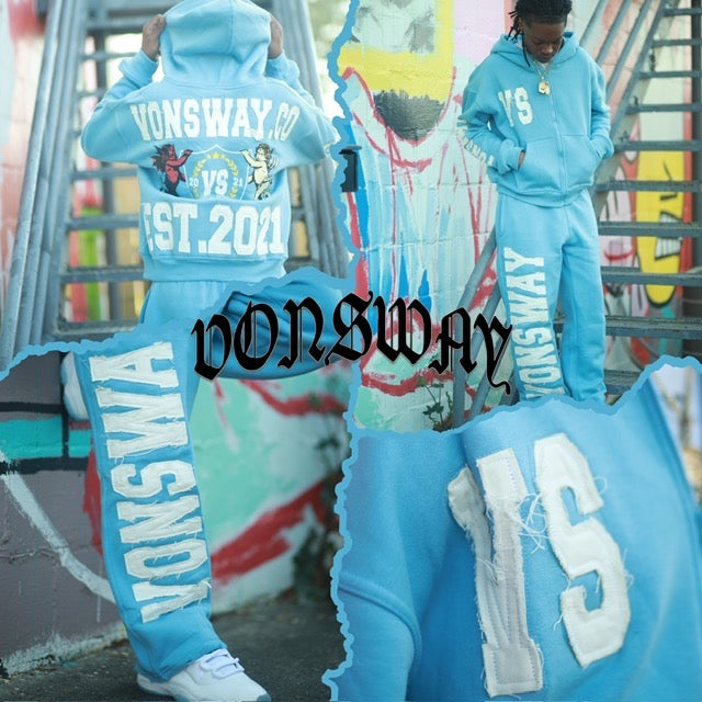 Blue Vonsway Sweatsuit